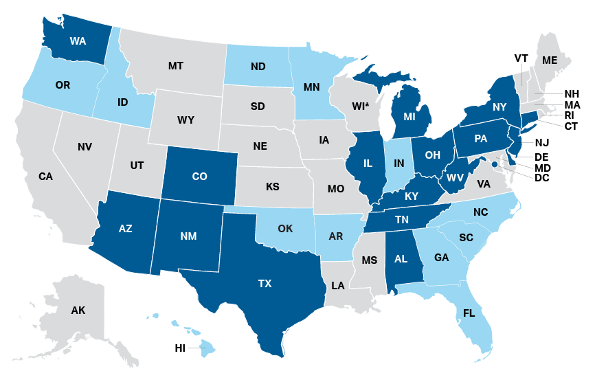 Integrity Safety Surfacing Pros of America USA MAP